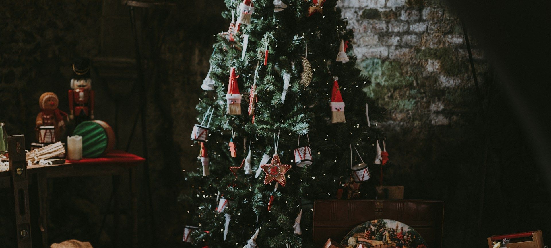 Aysgarth Falls Hotel Christmas tree, Yorkshire Dales